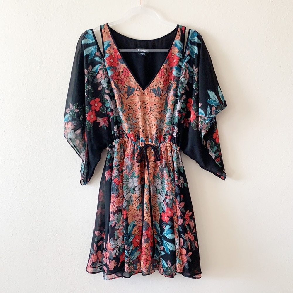 Bebe Floral Mini Dress